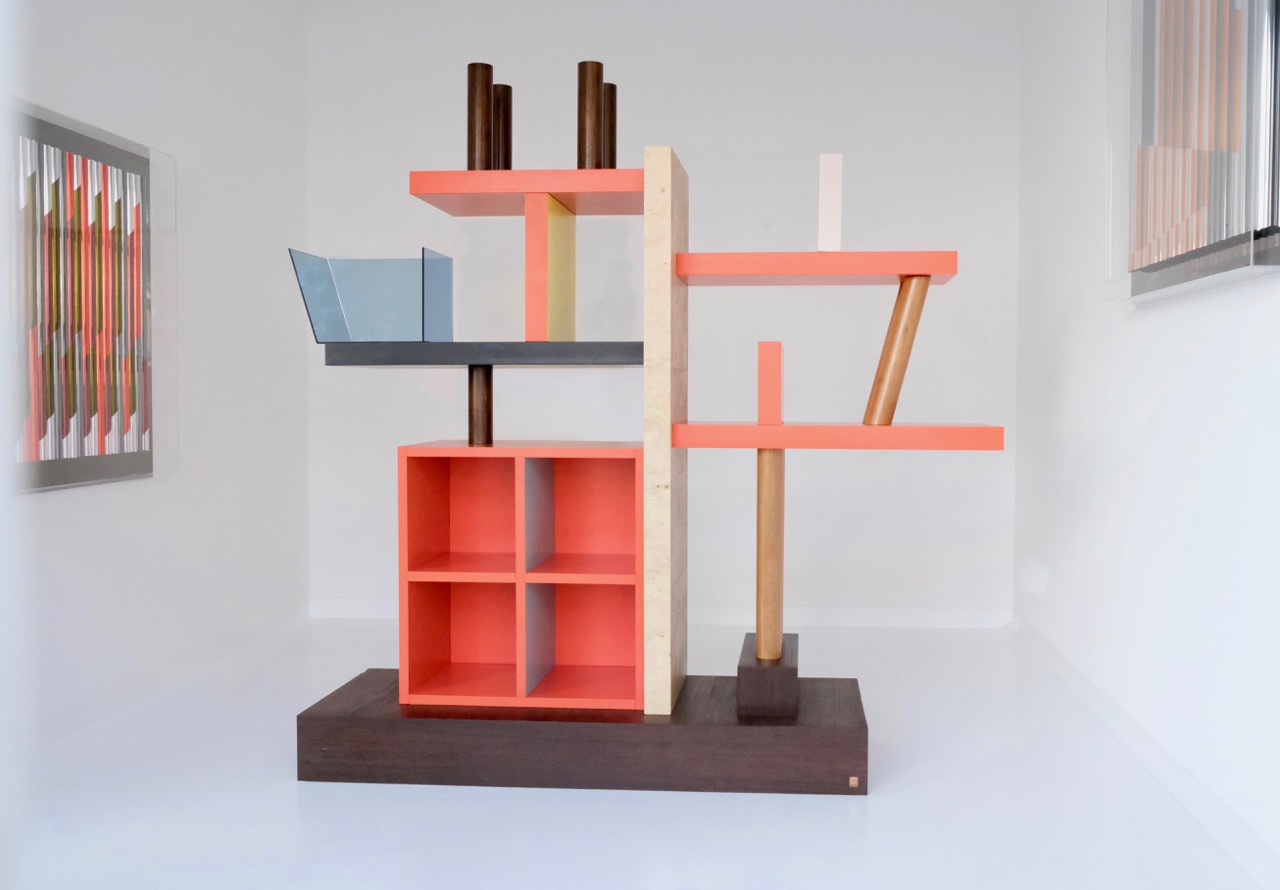 liana, book shelf, Ettore sottsass, Memphis design