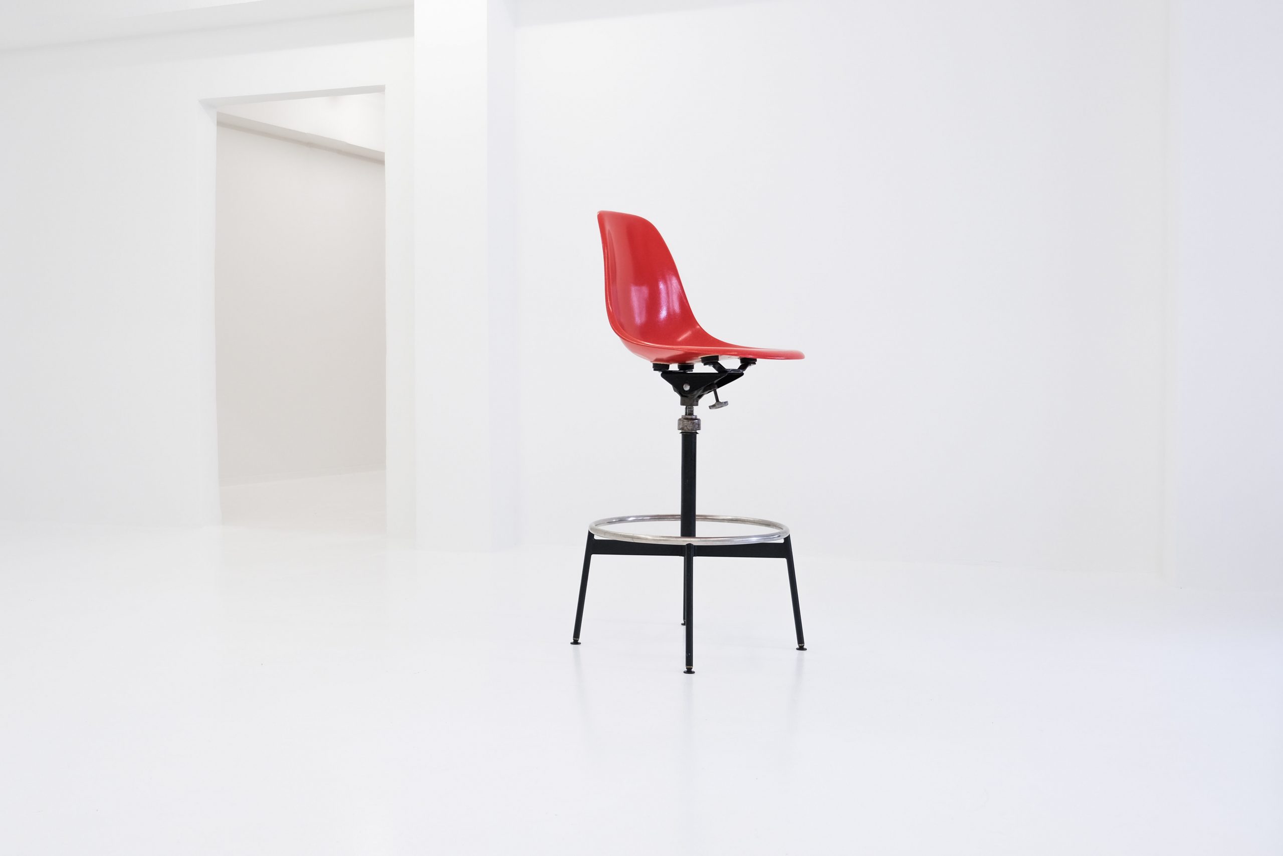 Adjustable Stool Swivel Side Chair , Ray Eames, Charles Eames, Herman Miller, Eames Chair, Barstool