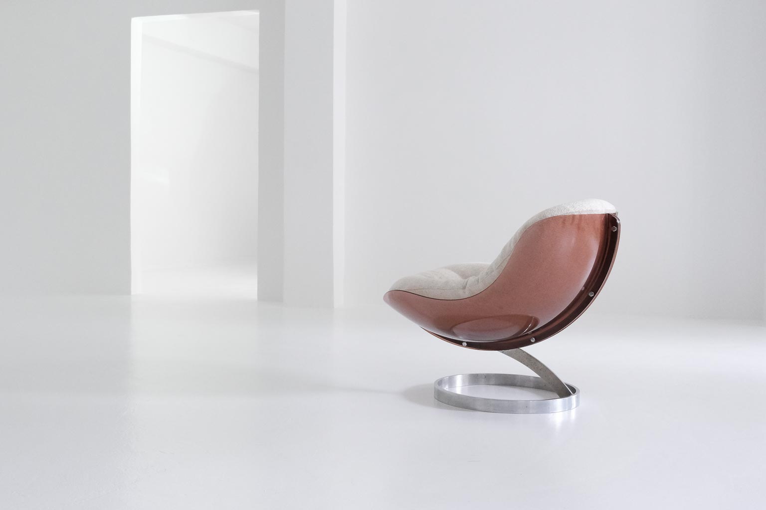 sphère lounge chair, boris tabacoff, m. m. m. mobillier modulaire modern, lounge chair, antibeige, french modernism